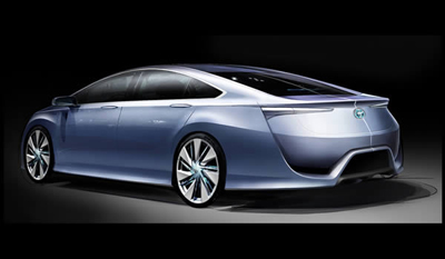 Toyota FCV R Hydrogen Fuel Cell Electric Sedan Concept for 2015 6